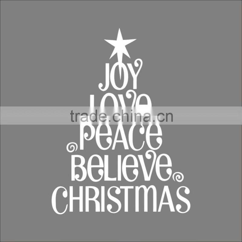ALFOREVER Wall Decals Quotes Christmas Decal For Vinyl Sticker Tree Nursery Bedroom Home Decor Room Interior Design Art Murals