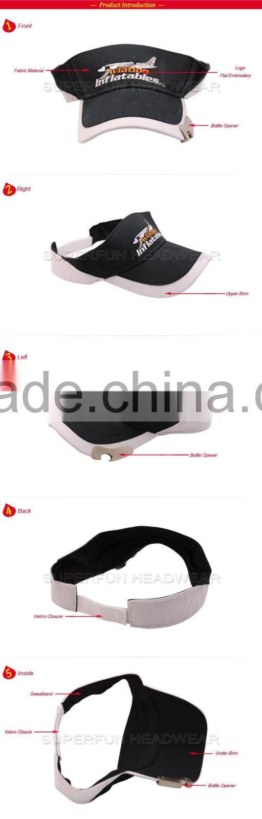 embroidery wholesale beer bottle opener caps