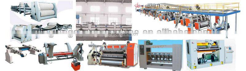Steam heating corrugated cardboard production line