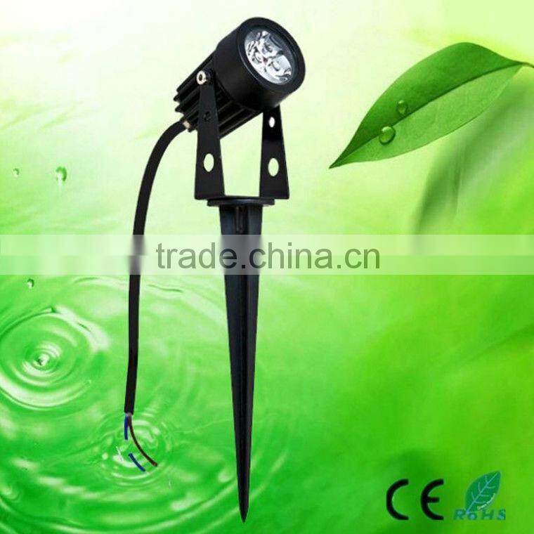 Outdoor waterproof IP65 high lumen and high quality CE RoHs 3*1w led garden light