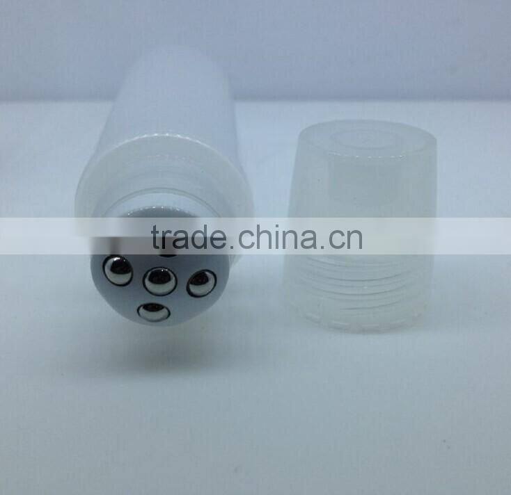 Plastic Tube with Five Balls Roll on Massage Head for Cosmetic Packaging