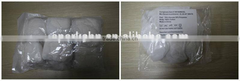 Medical supply cotton disposable maternity underwear/ maternity clothes/adult diaper underwear/woman underwear