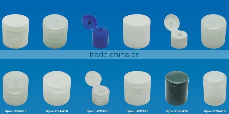 Yuyao plastic cover pink flip top cap