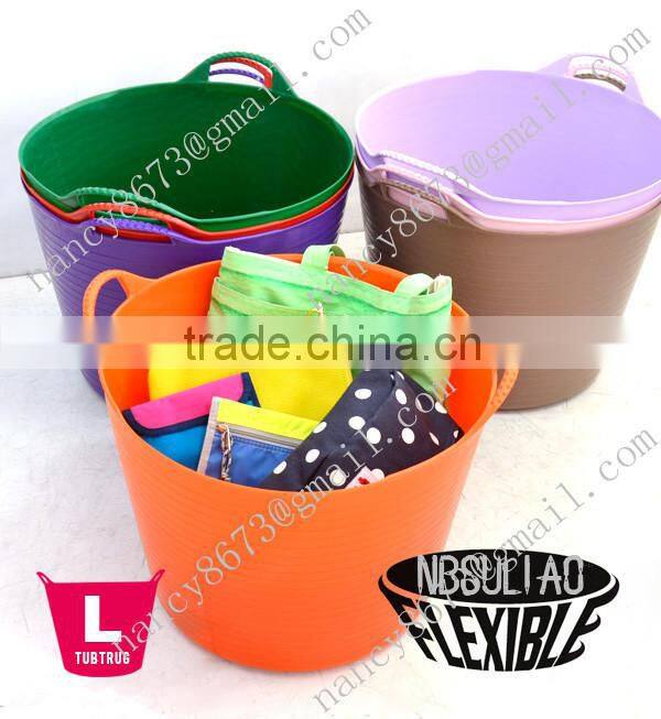 flexible and colorful pe garden tub/plastic garden tub