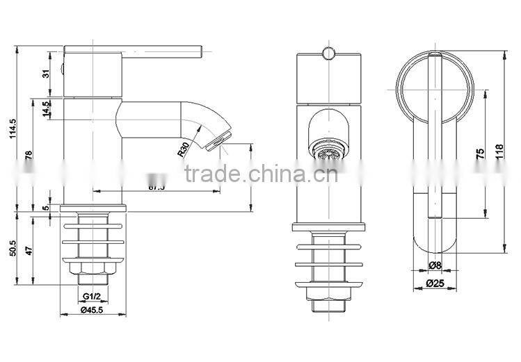 Nice Shape Basin Faucet Popular Mixer Faucet