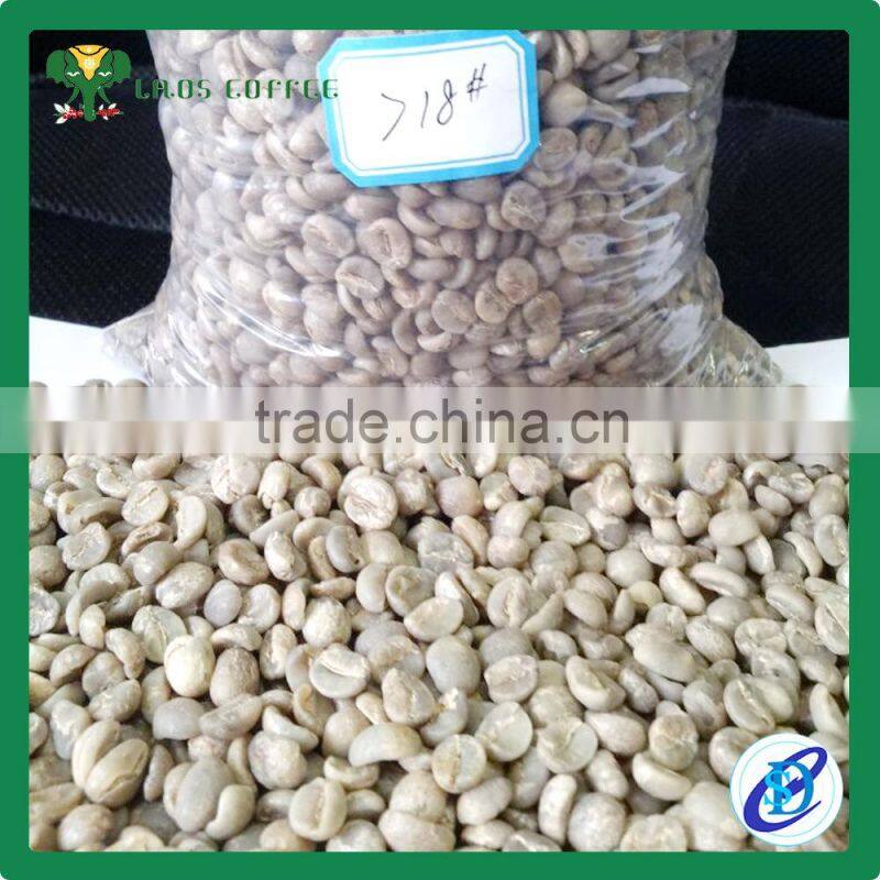 Bulk raw coffee beans, 100% Laos arabica coffee beans