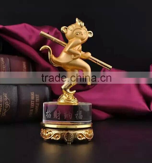 Grade metal-pointed star Crystal trophy custom Alice