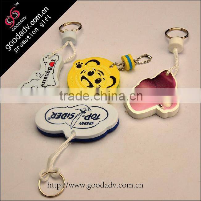 China Supplier Wholesale custom plastic EVA key chain