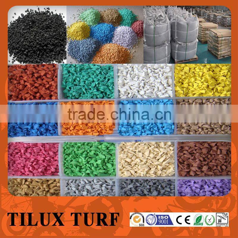 Recycled EPDM Black Rubber Granules for Aritificial Grass