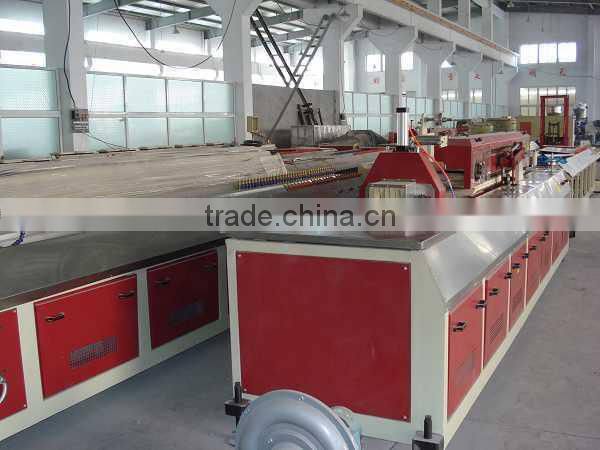 Conical twin screw PVC door board/window board extrusion line