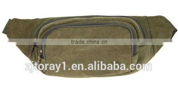 First Class Canvas Cycling Travel Waist Bag