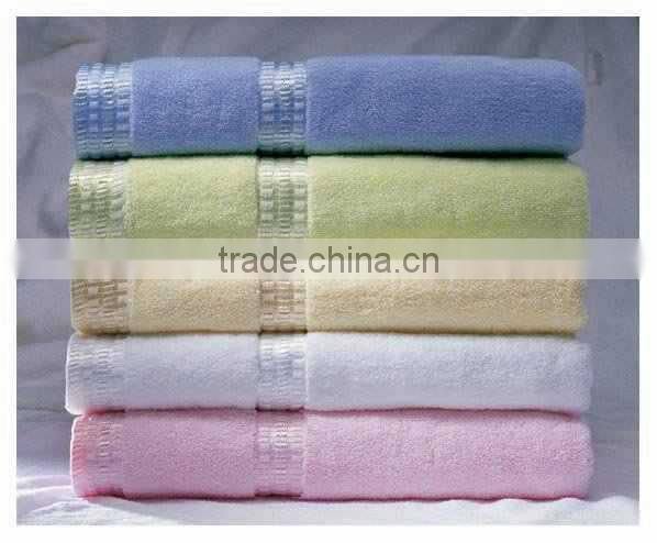 Luxury Colorful High Quality Stipe Embroidery Towel YKY410