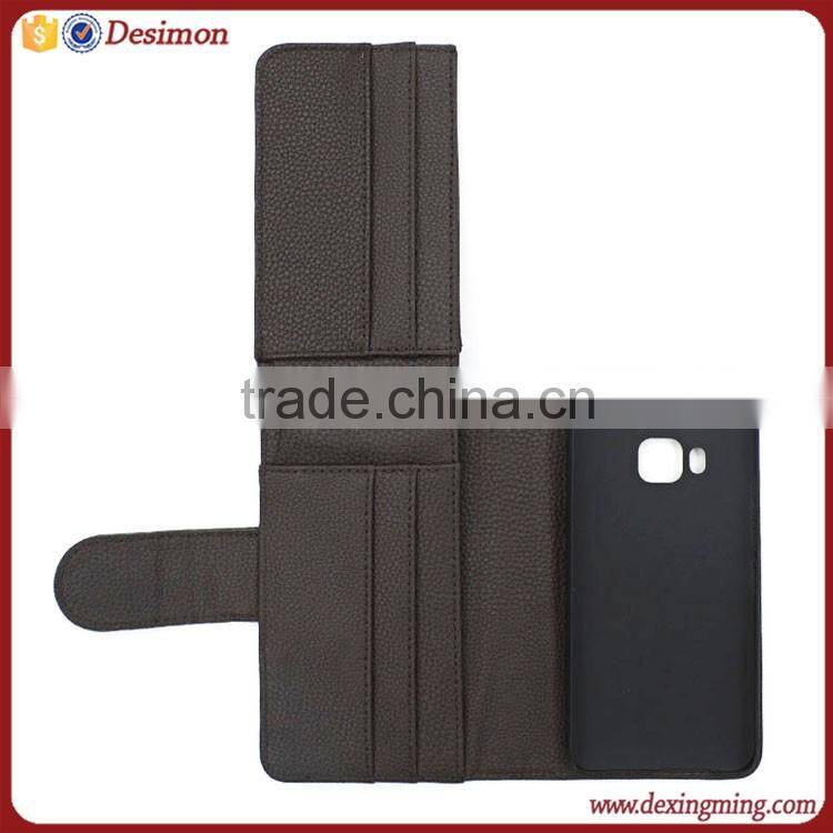 Hot sales flip wallet leather case cover for HTC One M9 phone case