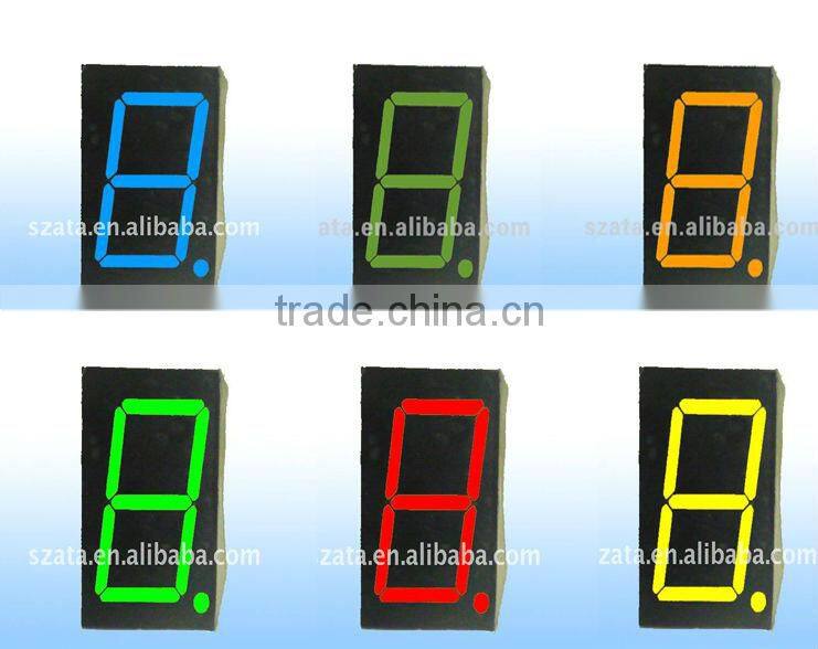 green color one digit led display segment board
