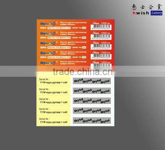 multi-pin scratch cards