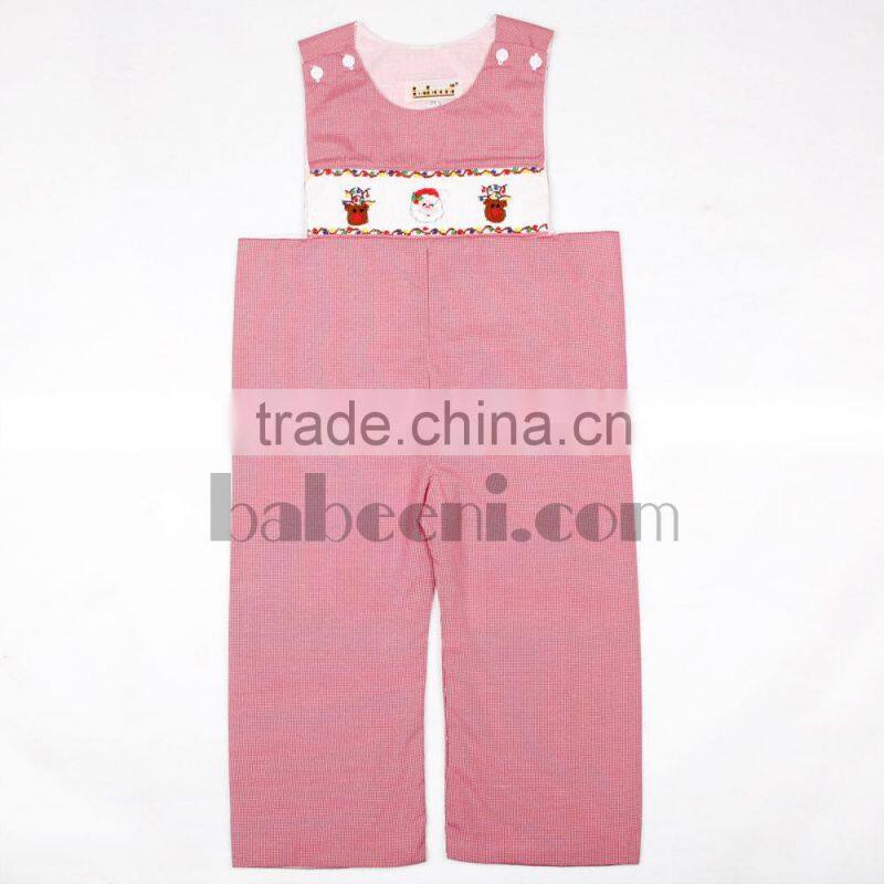 Lovely Christmas reversible applique boy longall