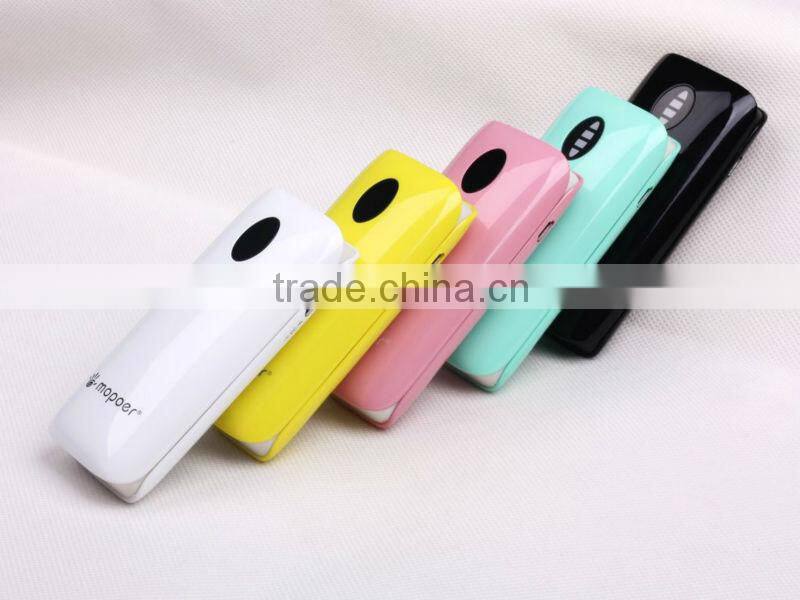 5200mah external power pack with 18650 Lithioum battery cells for iphone 5