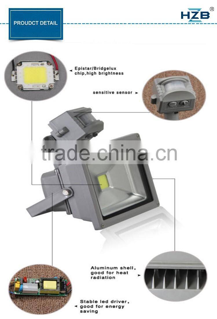 Factory Direct Sell IP65 50W LED Floodlight Led Outdoor Wall Lamp Lighting 85-265V