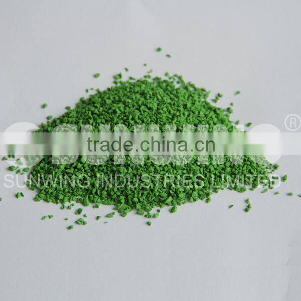 colored epdm rubber granules flooring for running surface
