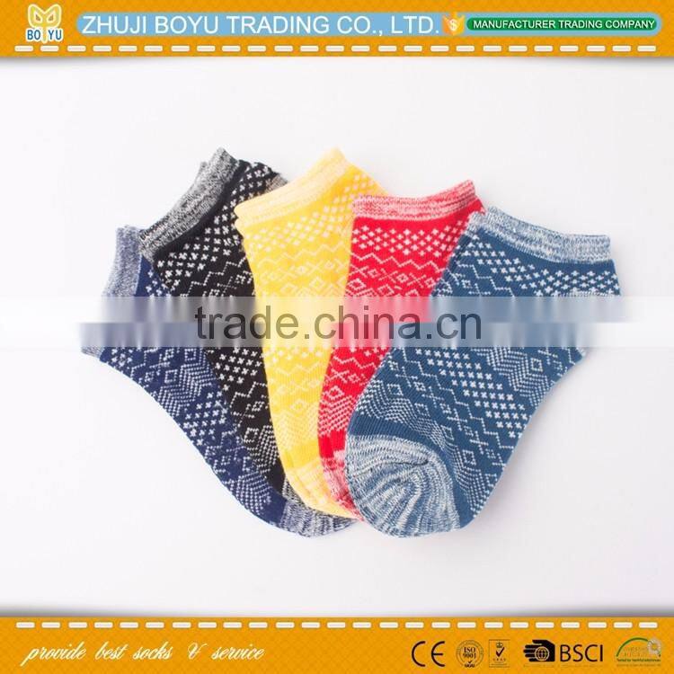 BY-160403 wholesale bamboo man sock and cotton men sock ; daily man ankle sock factory
