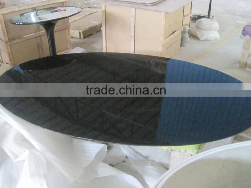 dining room fiberglass oval tulip table