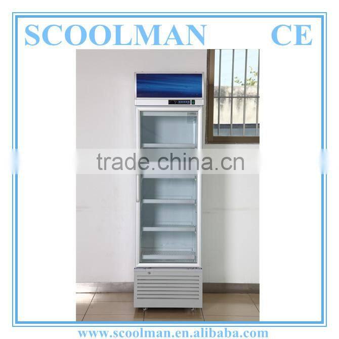 Upright One Glass Door Soft Drink Cooler