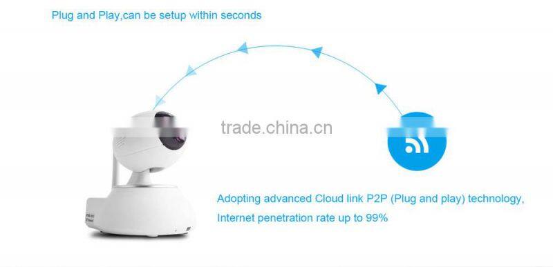 Smart 720P HD Network IP camera WIFI Alarm System with Instant Video Alarm and live monitoring