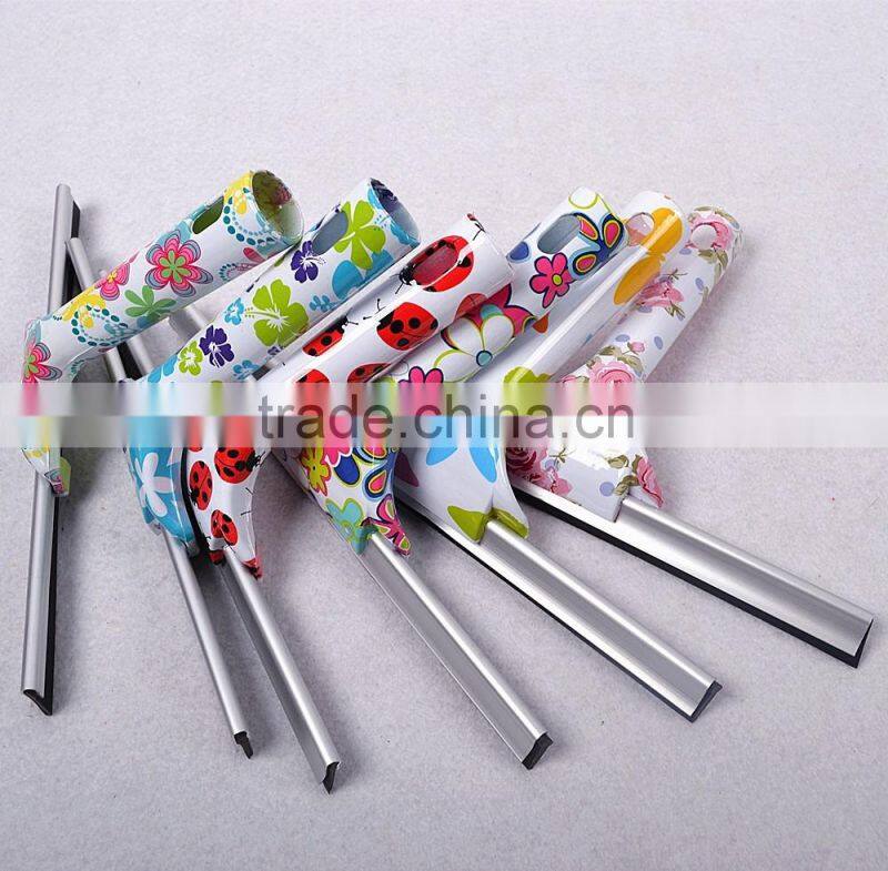 Colourful Plastic Shower Wiper Car Glass Cleaning Window Squeegee