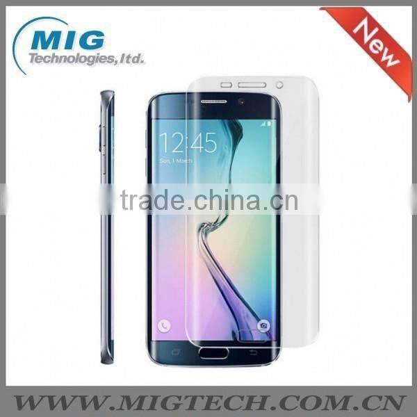 glass screen protector, Curve Tempered glass film For Samsung S6 edge, For Samsung galaxy S6 edge