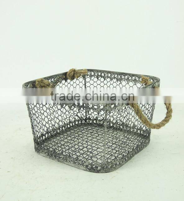 Wholesale vintage decorative kitchen wire basket