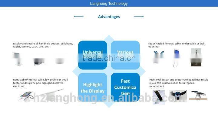 Showhi new and popular retail latest security display system with charge and alarm function HSE7300