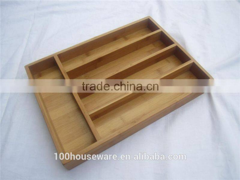 Bamboo Kitchen Drawer Organizer