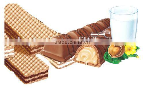 Fully automatic wafer biscuits production line