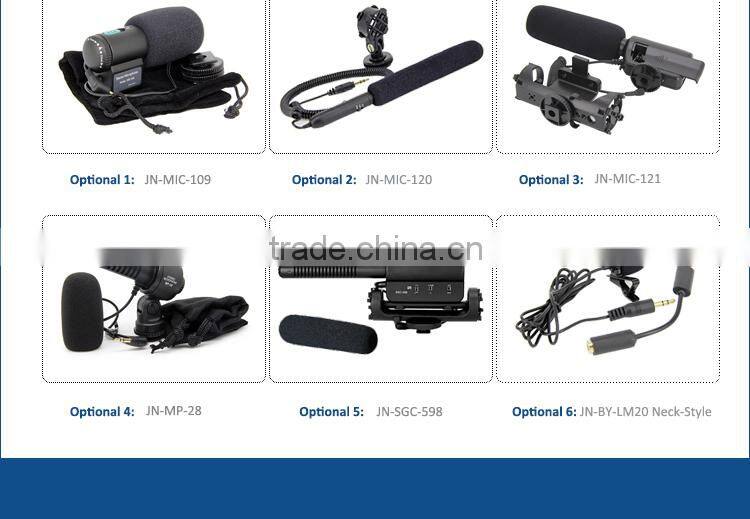 JN-MIC-108 DV Stereo MIC Microphone for Sony Video Camcorder Camera DSLR