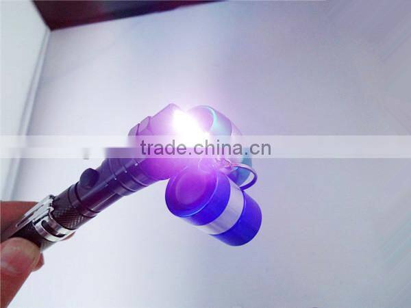 GS-8040 aluminium best flexible light 3 LED pick up flashlight with magnet
