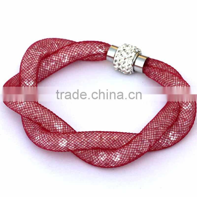Crystal Beads Stardust Bracelet Slake Wrap Double Tour TENDANCE