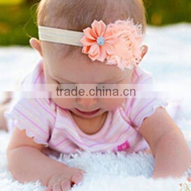 Newborn Baby Girls Flower Headband Soft Elastic Band Headwear Hair Accessories