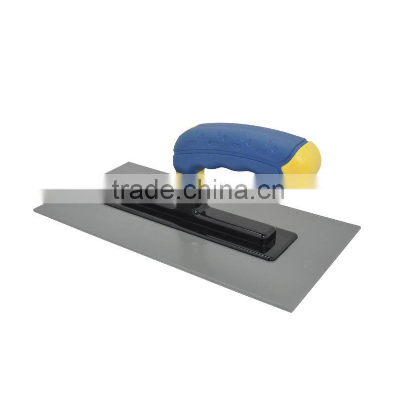 280mm Plastering trowels dual-color plastic handle plastic blade plaster trowel construction concrete hand tool