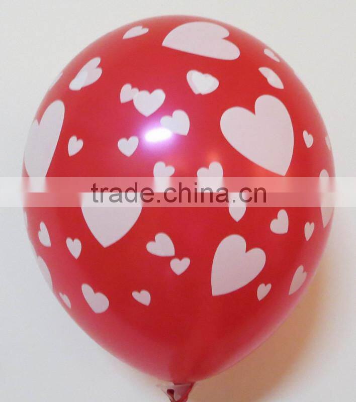 12" global printing latex balloons Valentine's day of advertisement balloon