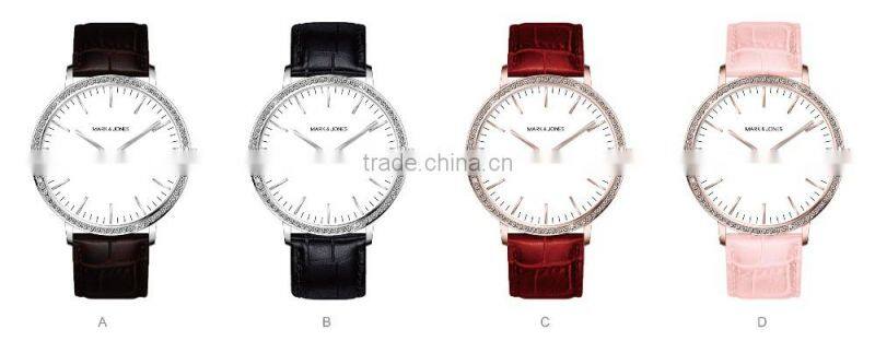 3ATM Water Resistant Japan Movt Quartz Watch Stainless Steel Watch for Women