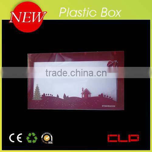 Very clear plastic boxes for wine glass