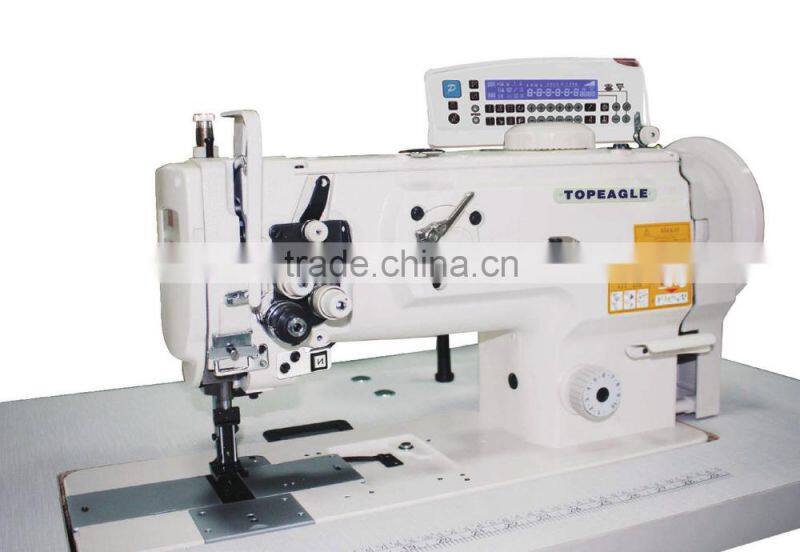 TOPEAGLE TCF-1560-7 2-needle Compound Feed Lockstitch Sewing Machine With Auto Thread Trimmer