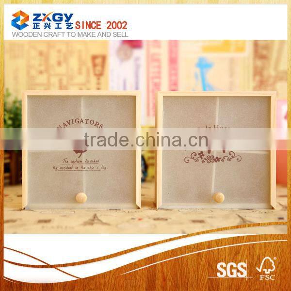 Wooden Storage Box Natural Unfinished Wooden Storage Box