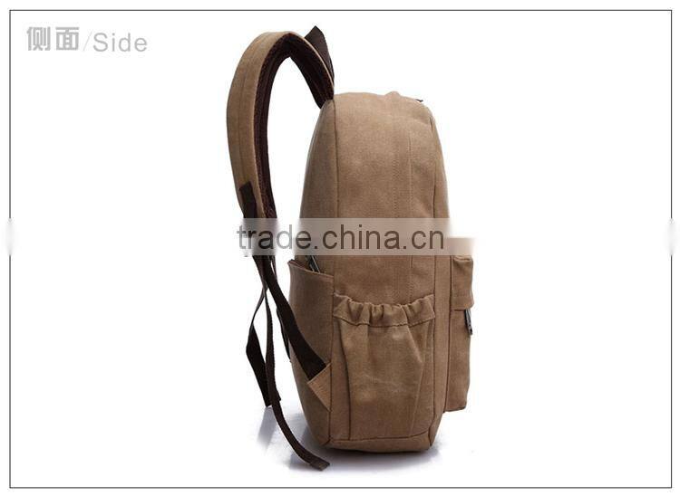 2014 China supplier new design canvas backpack bag,sports travel backpacks in Guangzhou