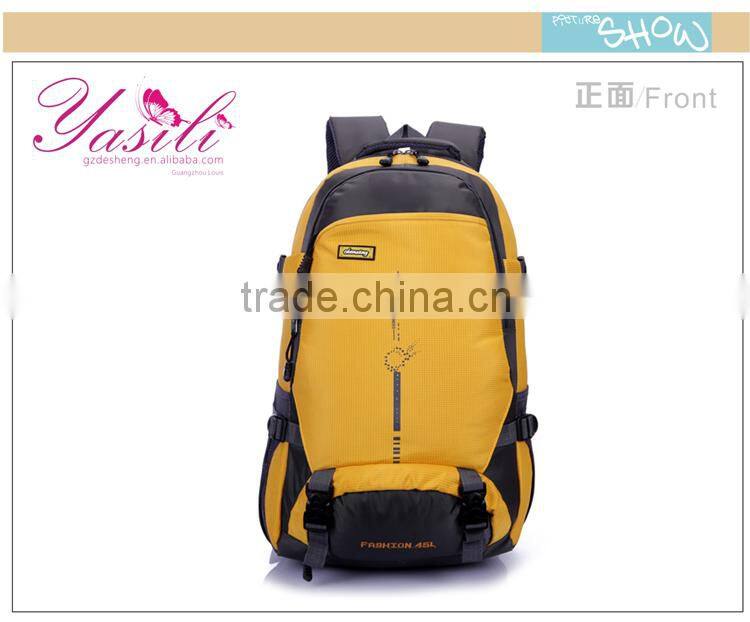 2014 multiple color leisure hiking sport backpack, black military waterproof backpack in Guangzhou