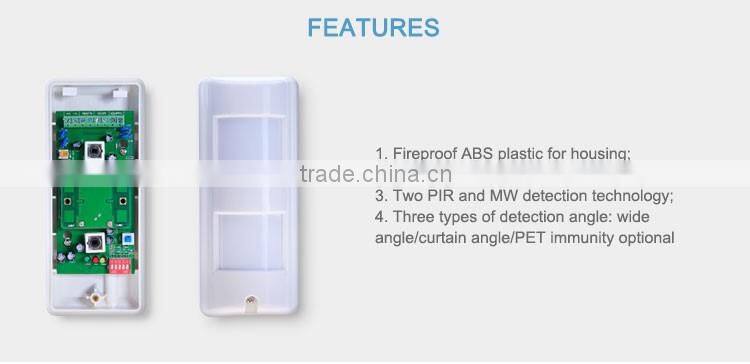 High Quality Outdoor PIR Motion Sensor For Security Alarm With Pet Immunity ALF-P806T