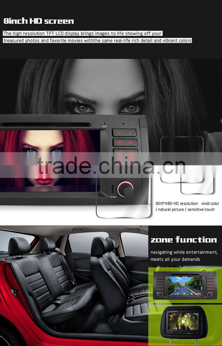 7'' 1Din Car Navigation GPS Car Radio for Bmw E39 With Original UI with all-in-one functions DJ7061