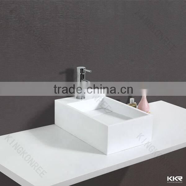 simple elegant design Australia hot stylish acrylic stone hand wash basin