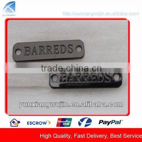 CD8078 Hot Sell Antique Brass Metal Brand Logo Denim Jeans