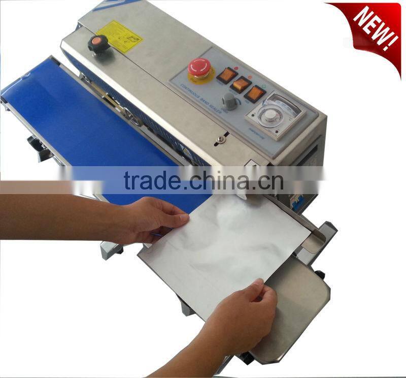 Hot selling Continuous Plastic bag sealing machine Shanghai Price